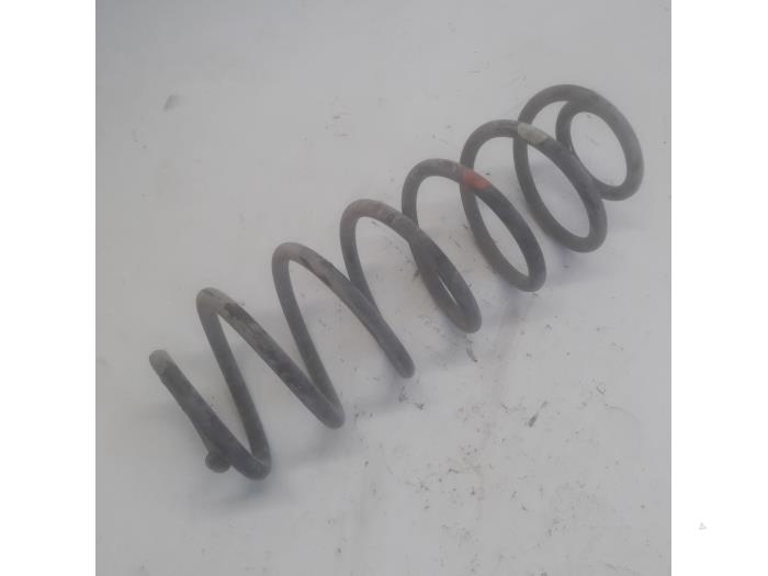 Rear coil spring from a Mazda 2 (DE) 1.4 CDVi 16V 2010