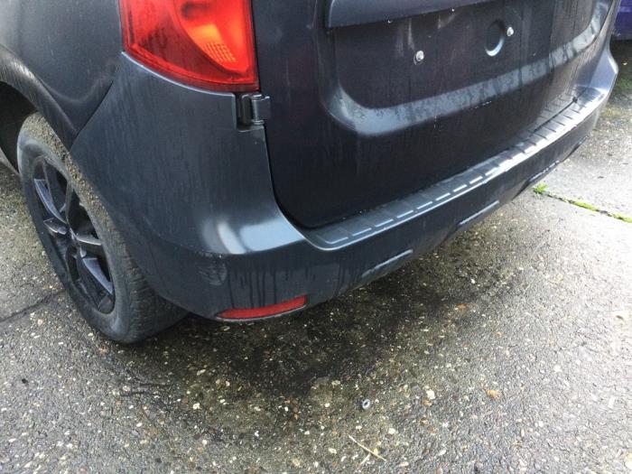Rear bumper from a Dacia Dokker Express (8S) 1.5 dCi, Blue dCi 75 2018