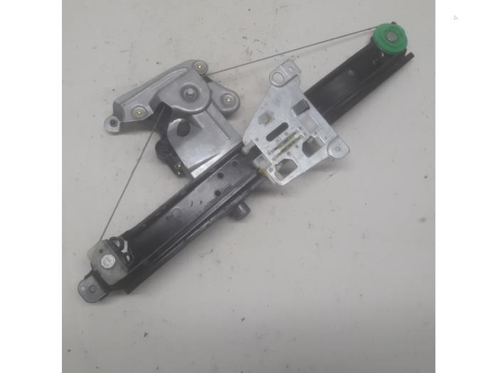 Door window regulator with motor