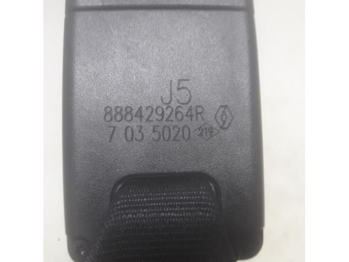 Rear seatbelt buckle, right from a Renault Megane IV (RFBB) 1.6 GT Energy dCi 165 2017
