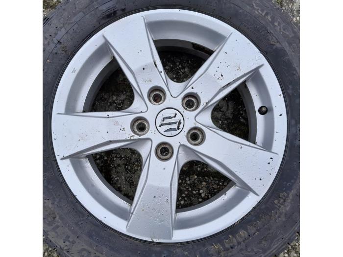 Set of sports wheels + winter tyres from a Suzuki SX-4 2008