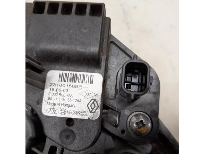Dynamo from a Dacia Duster (HS) 1.6 SCe 115 16V 2016