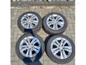 Used Sport rims set + tires Peugeot 308 SW (L4/L9/LC/LJ/LR) 1.6 BlueHDi 120 Price € 315,00 Margin scheme offered by Reclycar De Boer BV
