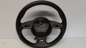 Volant En Cuir Aplati Pour Audi A1 A6 A7 A8 - Remis à Neuf, Garantie 24 Mois