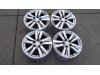 Set of sports wheels from a Peugeot 308 SW (L4/L9/LC/LJ/LR), 2014 / 2021 1.2 12V e-THP PureTech 110, Combi/o, 4-dr, Petrol, 1.199cc, 81kW (110pk), FWD, EB2DT; HNZ, 2014-03 / 2021-12, LRHNZ 2015