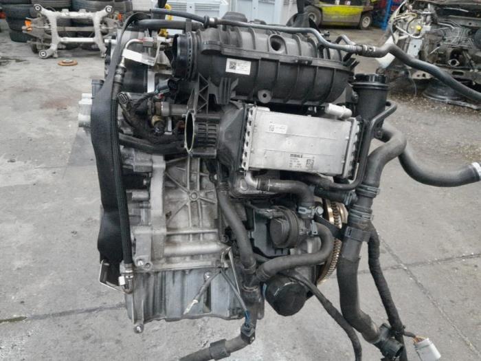 Motor van een Volkswagen Golf VII (AUA) 1.5 TGI Evo 16V 2019