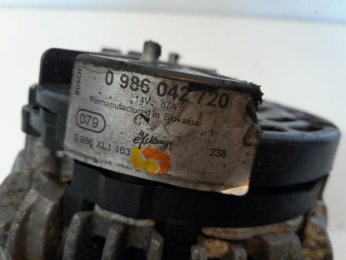 Dynamo d'un Renault Scénic I (JA) 1.6 16V 2001