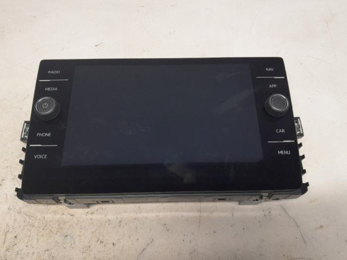 Begagnade Kontrollenhet, multimediadisplay Volkswagen Golf VII (AUA) 1.5 TGI Evo 16V Pris € 157,50 Marginaltabell erbjuds av Reclycar De Boer BV