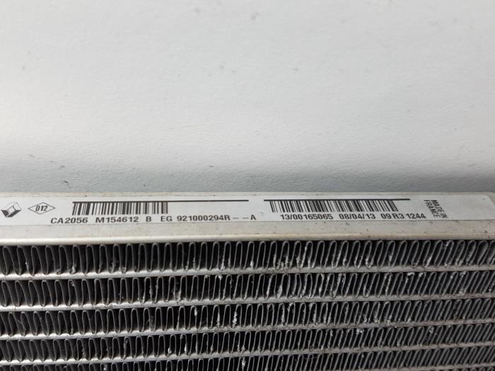 Air conditioning radiator from a Renault Megane III Grandtour (KZ) 1.5 dCi 110 2013
