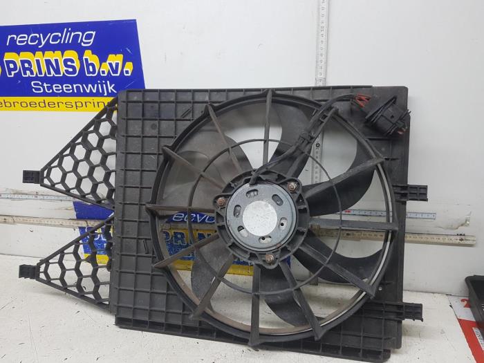 Cooling fans from a Seat Ibiza IV (6J5) 1.4 TDI 2008