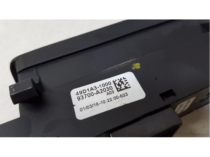Interruptor de ajuste de asiento de un Kia Cee'd Sportswagon (JDC5) 1.6 CRDi 16V VGT 2016