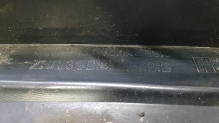 Pare-chocs grille d'un Volkswagen Arteon (3HAB) 2.0 TDI 16V 2018