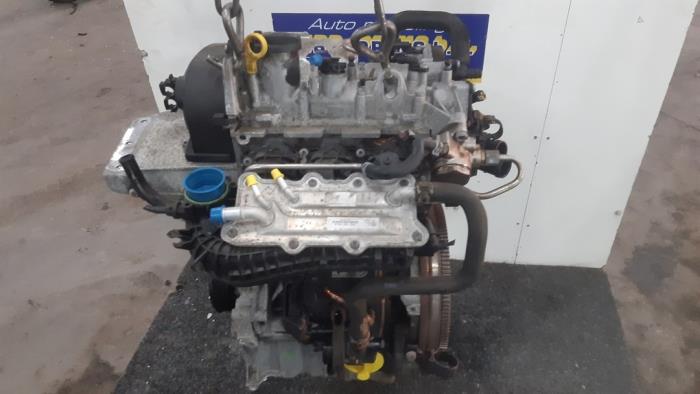 Motor de un Volkswagen Polo V (6R) 1.0 TSI 12V BlueMotion 2016