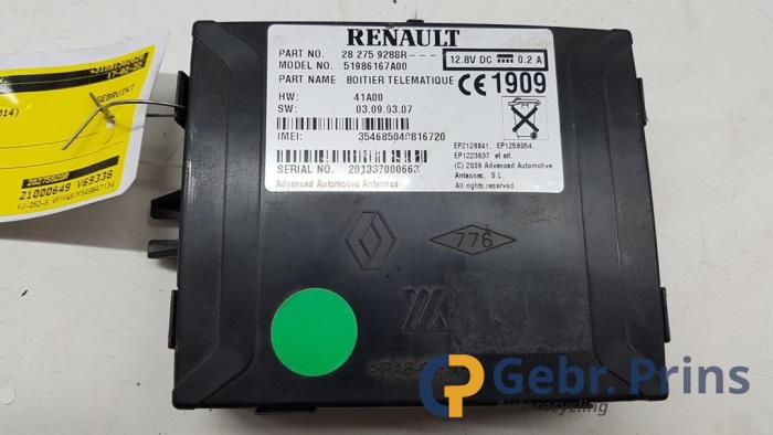 Usagé Module navigation Renault Kangoo Express (FW) 1.5 dCi 90 FAP Prix € 60,50 Prix TTC proposé par Autorec. Gebr. Prins b.v.