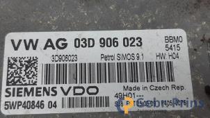 Ignition lock + computer from a Skoda Fabia II (5J) 1.2i 2009