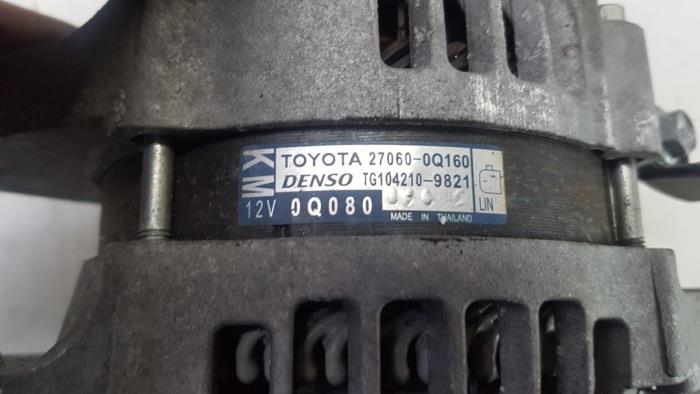 Dynamo van een Peugeot 108 1.0 12V VVT-i 2020
