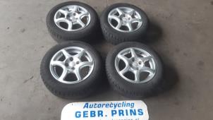 Used Sport rims set + tires Toyota Yaris (P1) 1.3 16V VVT-i Price € 165,00 Margin scheme offered by Autorec. Gebr. Prins b.v.