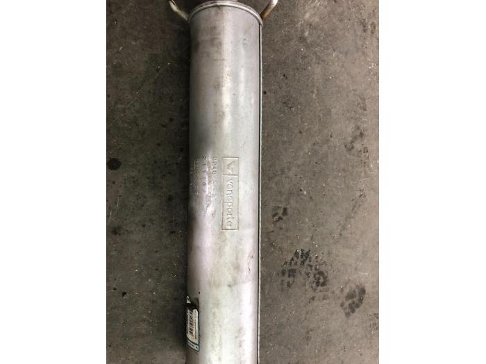 Exhaust middle silencer from a Opel Corsa C (F08/68) 1.0 12V Twin Port 2004