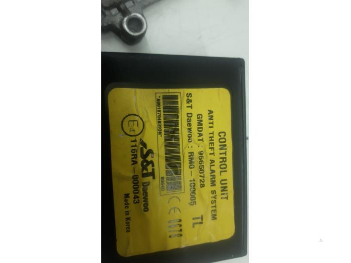 Ignition lock + computer Chevrolet Aveo 1.2 16V 116RI000004 B12D1