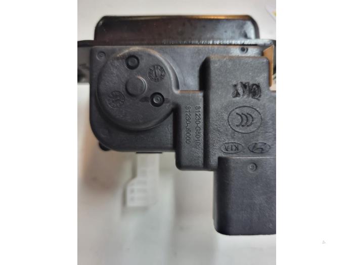Tailgate lock mechanism from a Kia Picanto (JA) 1.0 DPi 12V 2022