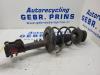 Front shock absorber rod, right from a Fiat 500 (312), 2007 0.9 TwinAir 80, Hatchback, Petrol, 875cc, 59kW (80pk), FWD, 312A5000, 2013-12, 312AXN 2015