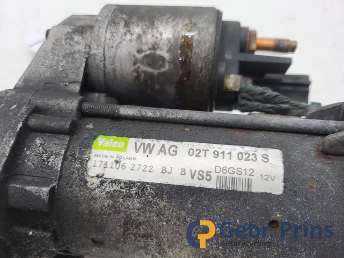 Startmotor från en Volkswagen Polo IV (9N1/2/3) 1.2 12V 2007