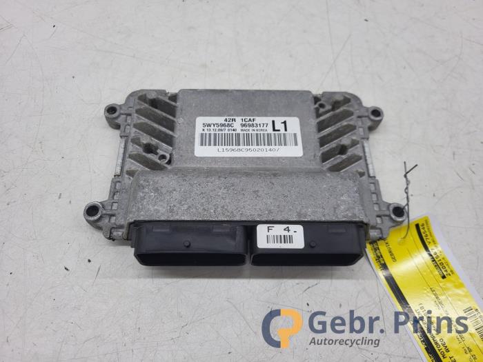 Used Engine management computer Chevrolet Aveo (250) 1.2 16V Price € 60,00 Margin scheme offered by Autorec. Gebr. Prins b.v.