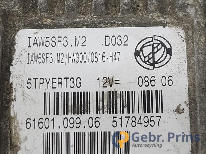 Engine management computer from a Fiat Grande Punto (199) 1.4 2006