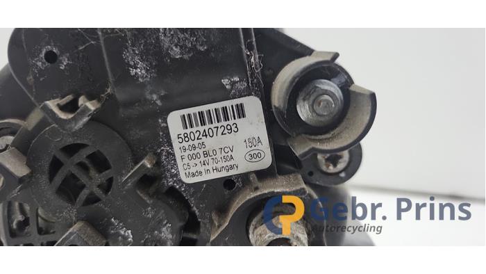 Dynamo van een Fiat Ducato (250) 2.3 D 120 Multijet 2020