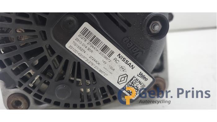 Dynamo van een Nissan Micra (K14) 1.0 IG-T 100 2021