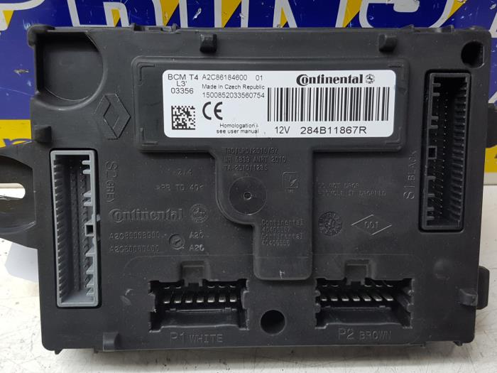 Comfort Module from a Renault Clio IV (5R) 1.5 Energy dCi 90 FAP 2013
