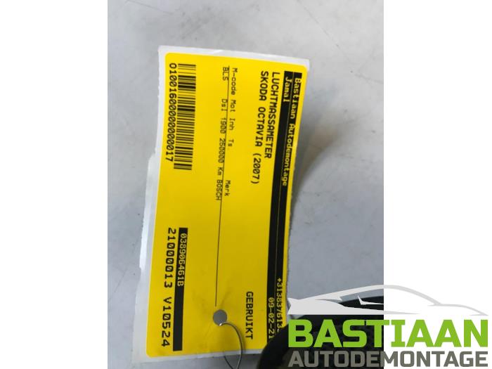 Compteur de masse d'air d'un Skoda Octavia (1Z3) 1.9 TDI 2007