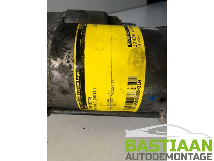 Gebrauchte Anlasser Volkswagen Polo V (6R) 1.2 TDI 12V BlueMotion Preis € 65,00 Margenregelung angeboten von Bastiaan Autodemontage