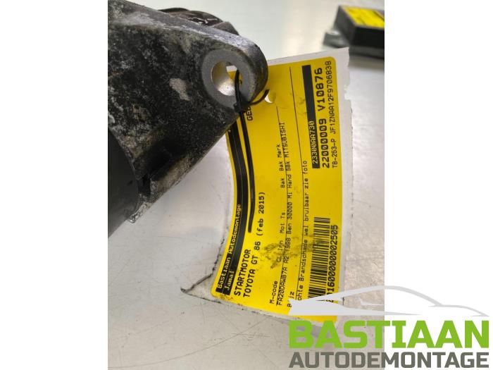 Anlasser van een Toyota GT 86 (ZN) 2.0 16V 2015