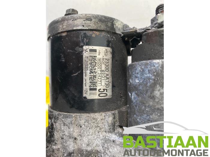Anlasser van een Toyota GT 86 (ZN) 2.0 16V 2015