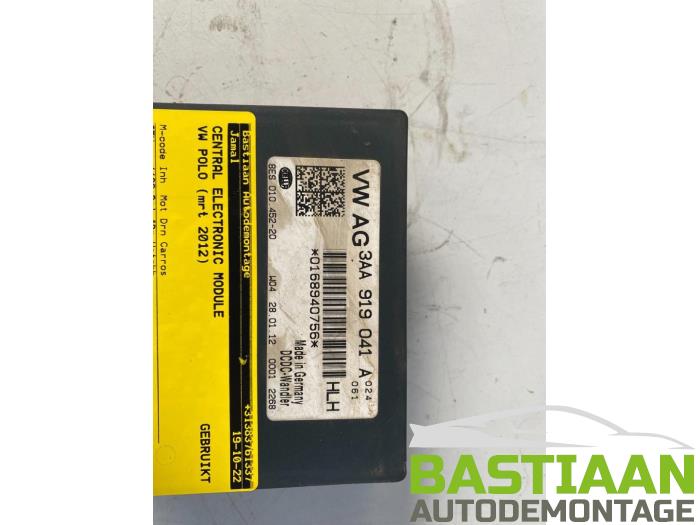 Central electronic module Volkswagen Polo V 1.2 TDI 12V BlueMotion ...