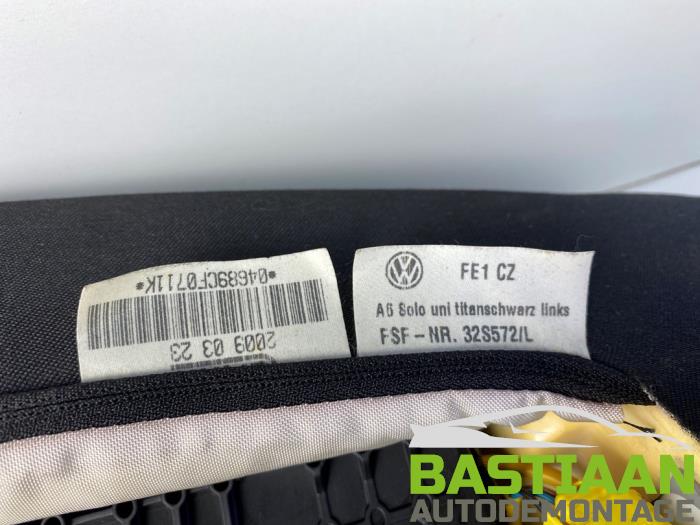 Achterbank airbag links de un Volkswagen Golf VI (5K1) 2.0 GTI 16V 2009