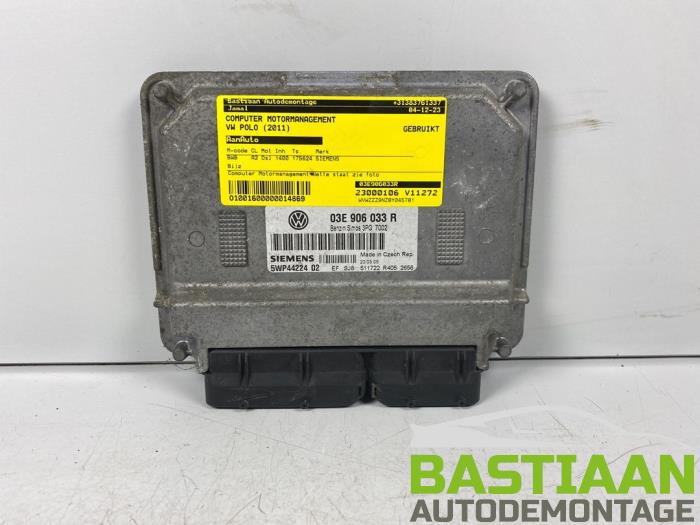 Used Engine management computer Volkswagen Polo IV (9N1/2/3) 1.4 TDI 70 Price € 39,99 Margin scheme offered by Bastiaan Autodemontage