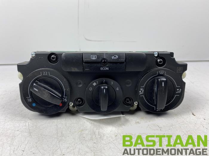 Air conditioning control panel from a Volkswagen Golf Plus (5M1/1KP) 1.6 2006