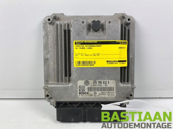 Used Engine management computer Volkswagen Touran (1T1/T2) 1.9 TDI 105 Price € 29,99 Margin scheme offered by Bastiaan Autodemontage