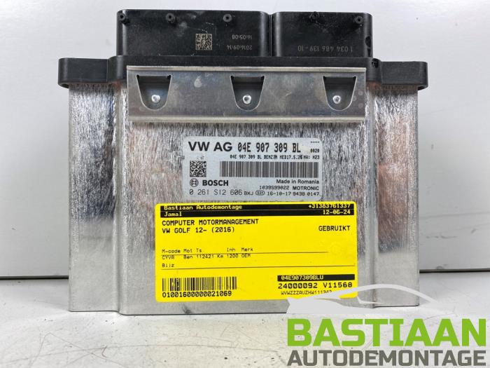 Used Engine management computer Volkswagen Golf VII (AUA) 1.2 TSI 16V Price € 174,99 Margin scheme offered by Bastiaan Autodemontage