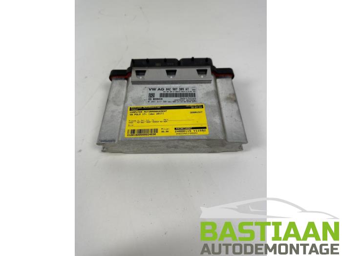 Used Engine management computer Volkswagen Polo VI (AW1) 1.0 TSI 12V Price € 69,90 Margin scheme offered by Bastiaan Autodemontage