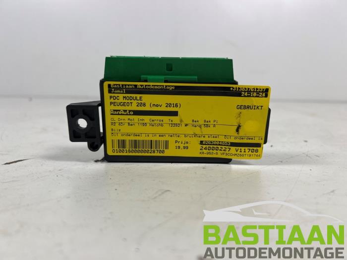Begagnade PDC-modul Peugeot 208 I (CA/CC/CK/CL) 1.2 Vti 12V PureTech 82 Pris € 19,99 Marginaltabell erbjuds av Bastiaan Autodemontage