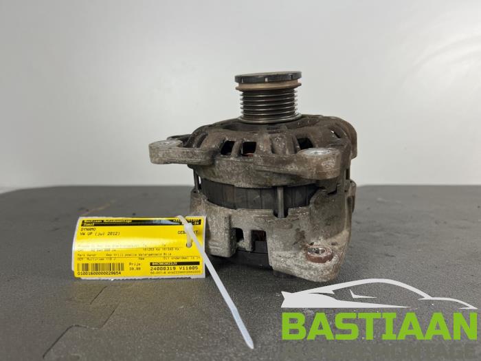 Begagnade Dynamo Volkswagen Up! (121) 1.0 12V 60 Pris € 39,99 Marginaltabell erbjuds av Bastiaan Autodemontage