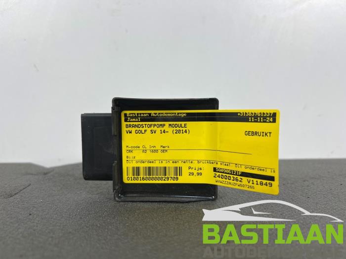 Usagé Module pompe carburant Volkswagen Golf Sportsvan (AUVS) 1.6 TDI BlueMotion 16V Prix € 29,99 Règlement à la marge proposé par Bastiaan Autodemontage