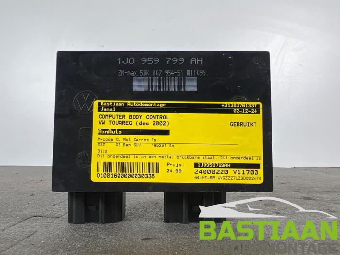 Used Body control computer Volkswagen Touareg (7LA/7L6) 3.2 V6 24V Price € 24,99 Margin scheme offered by Bastiaan Autodemontage