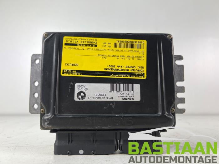 Used Engine management computer BMW Mini (R50/53) 1.6 16V Cooper Price € 49,99 Margin scheme offered by Bastiaan Autodemontage