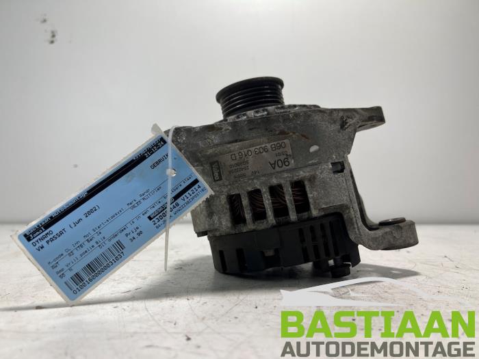 Usagé Dynamo Volkswagen Passat (3B3) 1.8 Turbo 20V Prix € 34,90 Règlement à la marge proposé par Bastiaan Autodemontage