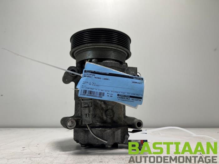 Usagé Compresseur de clim Renault Twingo II (CN) 1.2 16V Prix € 67,50 Règlement à la marge proposé par Bastiaan Autodemontage