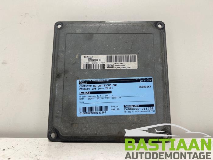 Used Automatic gearbox computer Peugeot 208 I (CA/CC/CK/CL) 1.2 Vti 12V PureTech 82 Price € 499,99 Margin scheme offered by Bastiaan Autodemontage